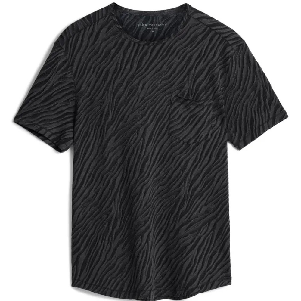 John Varvatos Kuhl Print Cotton Blend T-Shirt NWT Size XL